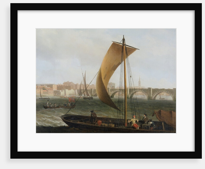 View on the Thames with Westminster Bridge, c.1743-44 by Samuel Scott