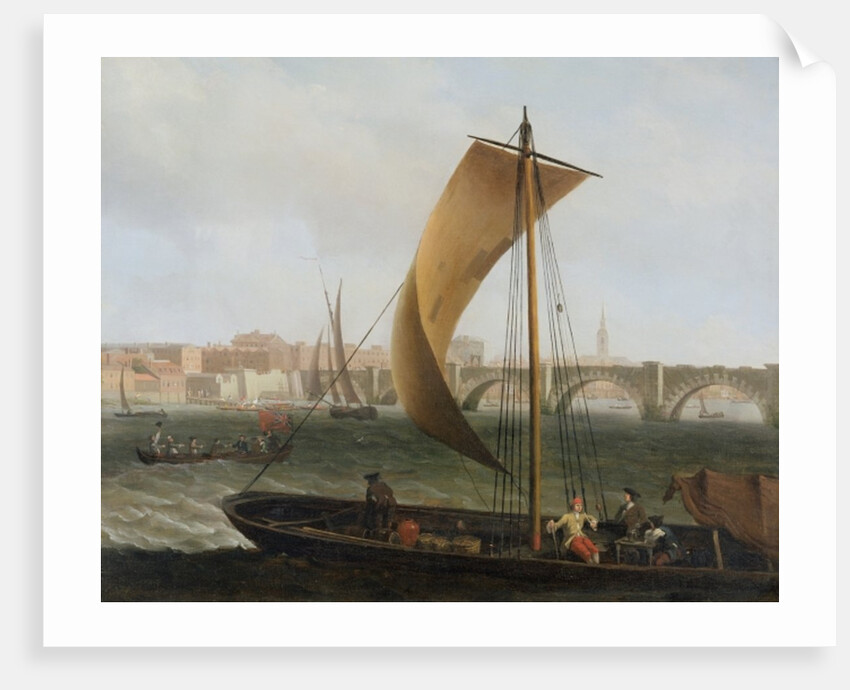 View on the Thames with Westminster Bridge, c.1743-44 by Samuel Scott