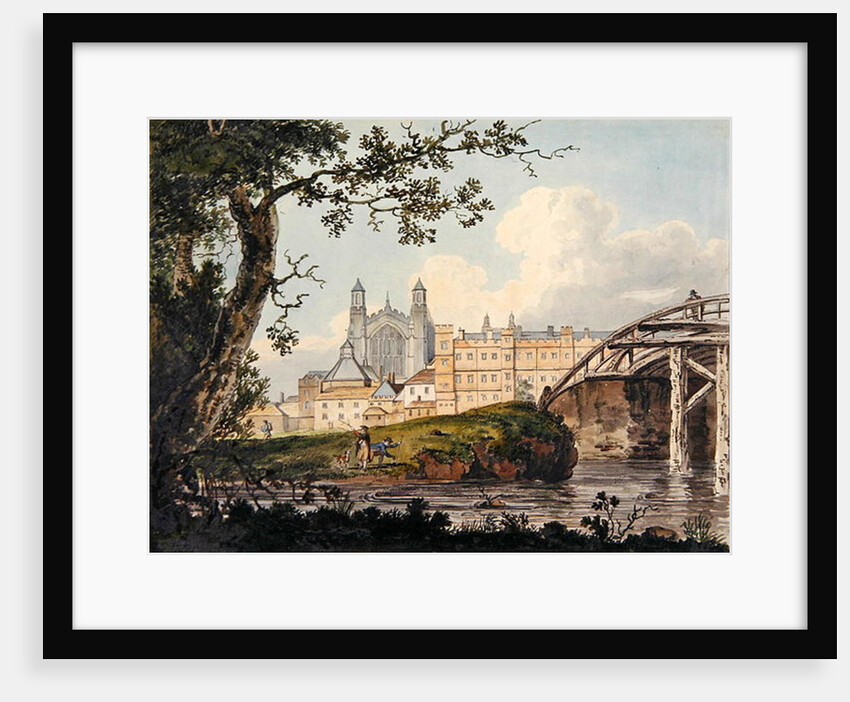 Eton College from Datchet Road, c.1790 by Thomas Girtin