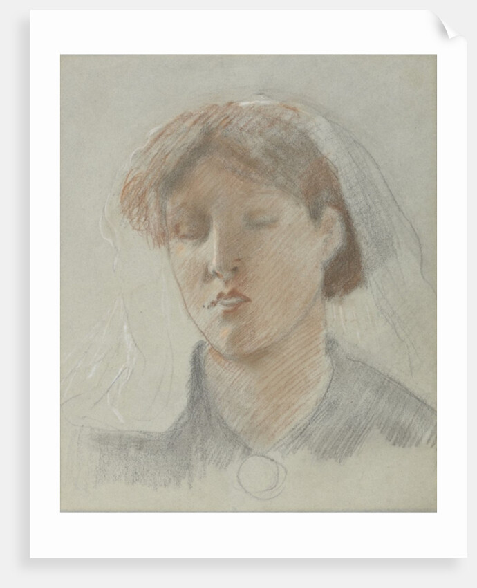 The Artist's Wife, Emma, on her Wedding Day by Ford Madox Brown