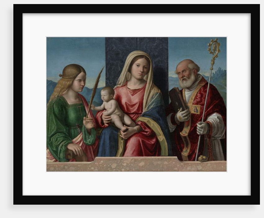 Virgin and Child with Saints Catherine and Nicholas, 1510-17 by Giovanni Battista Cima da Conegliano