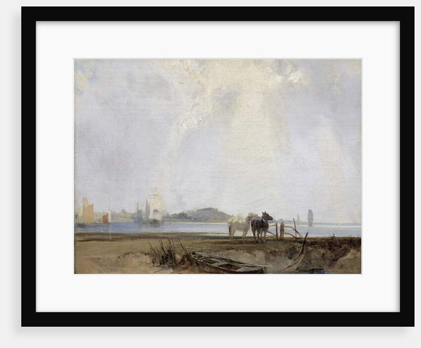 Near Quillebeuf, c.1824-25 by Richard Parkes Bonington