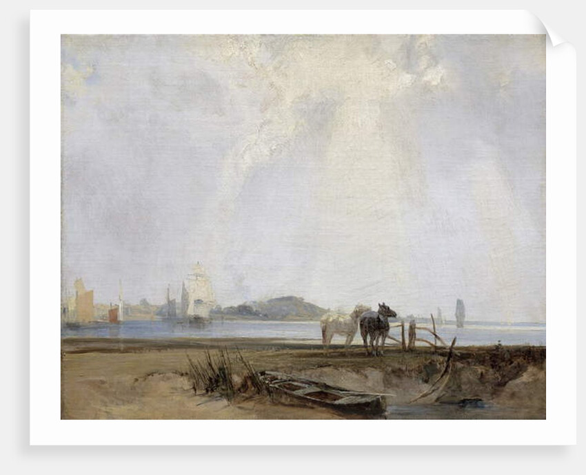 Near Quillebeuf, c.1824-25 by Richard Parkes Bonington