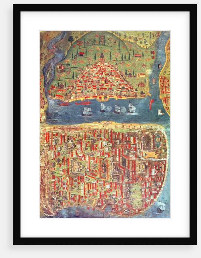 IUK T.5964 View of Istanbul by Nasuh Al-Silahi