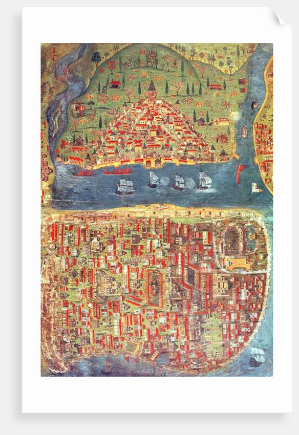 IUK T.5964 View of Istanbul by Nasuh Al-Silahi