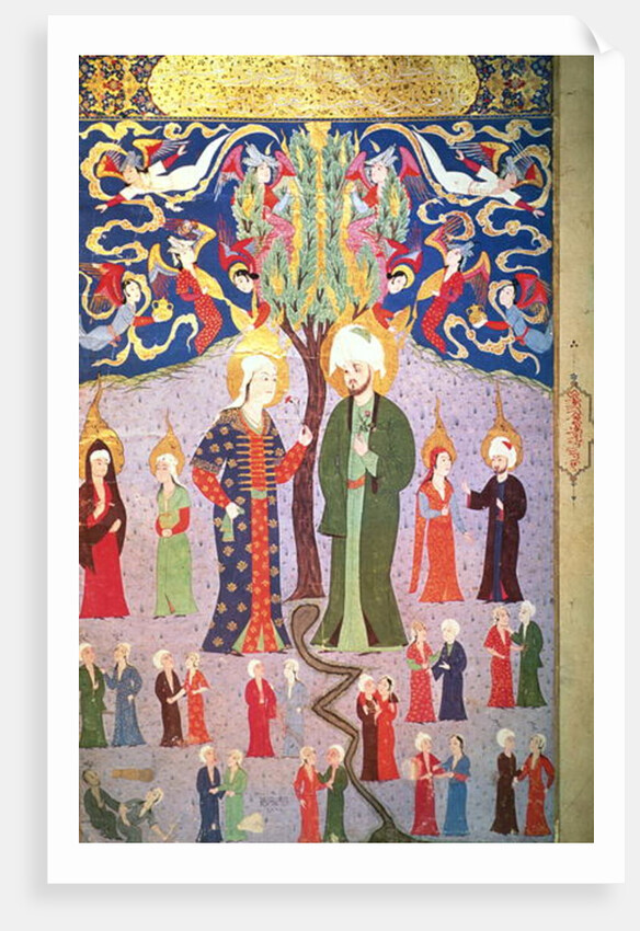 Adam and Eve and their Thirteen Twins by Turkish School