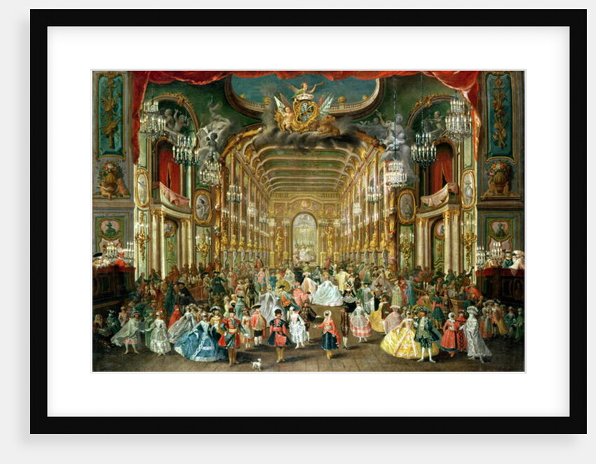 Masked Ball in the Hoftheater, Bonn, 1754 by Jakob Rousseau