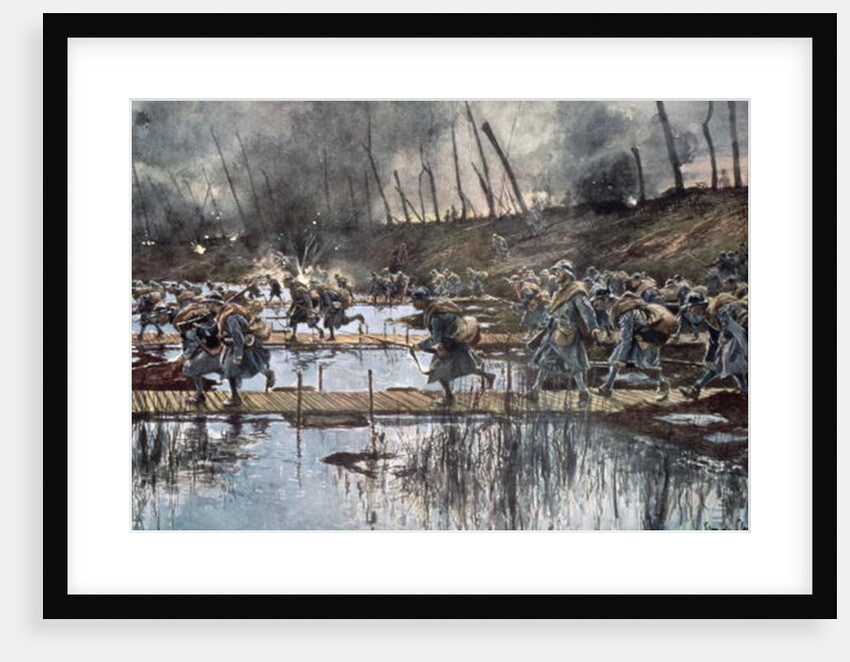 The Battle of the Yser in 1914 by Francois Flameng