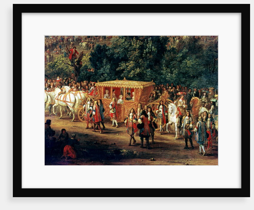 Detail of The Entry of Louis XIV and Maria Theresa into Arras, 30th July 1667, c.1685 by Adam Frans van der Meulen