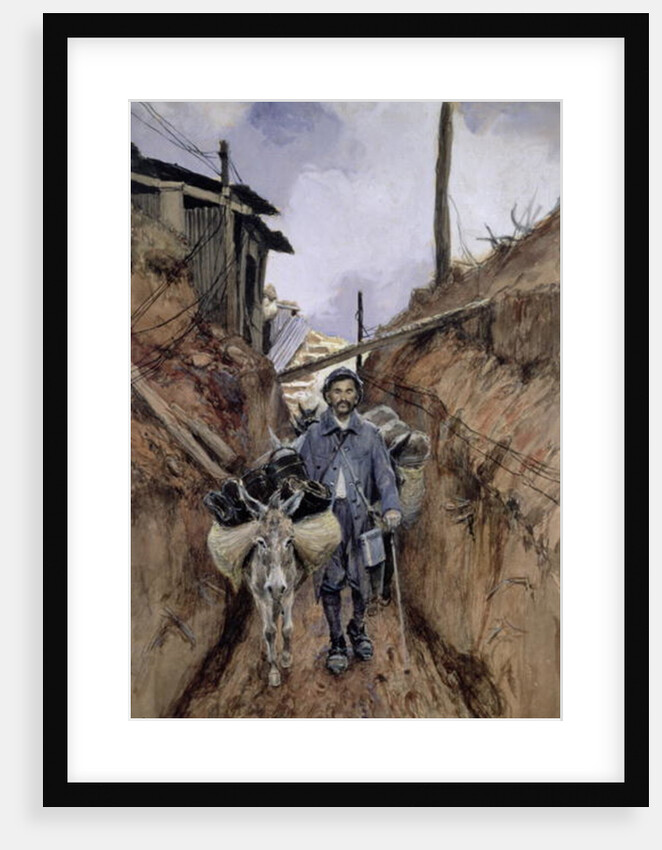 The Donkey, Somme, 1916 by Francois Flameng