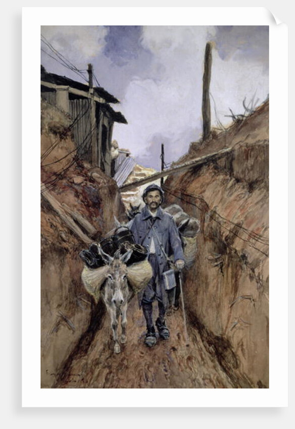 The Donkey, Somme, 1916 by Francois Flameng