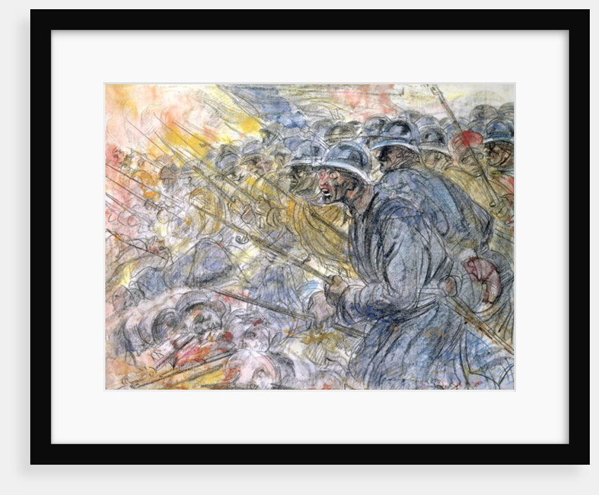 The Assault, Verdun by Henri de Groux