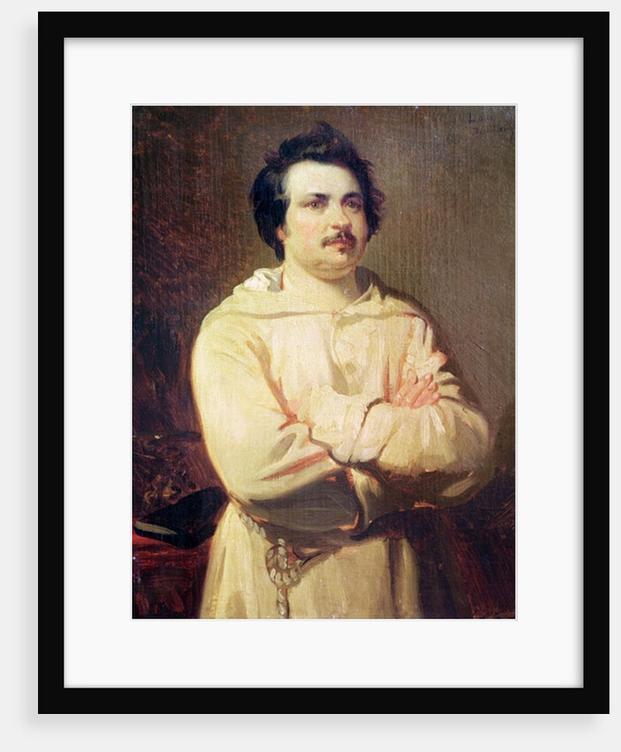 Honore de Balzac in his Monk's Habit, 1829 by Louis Boulanger