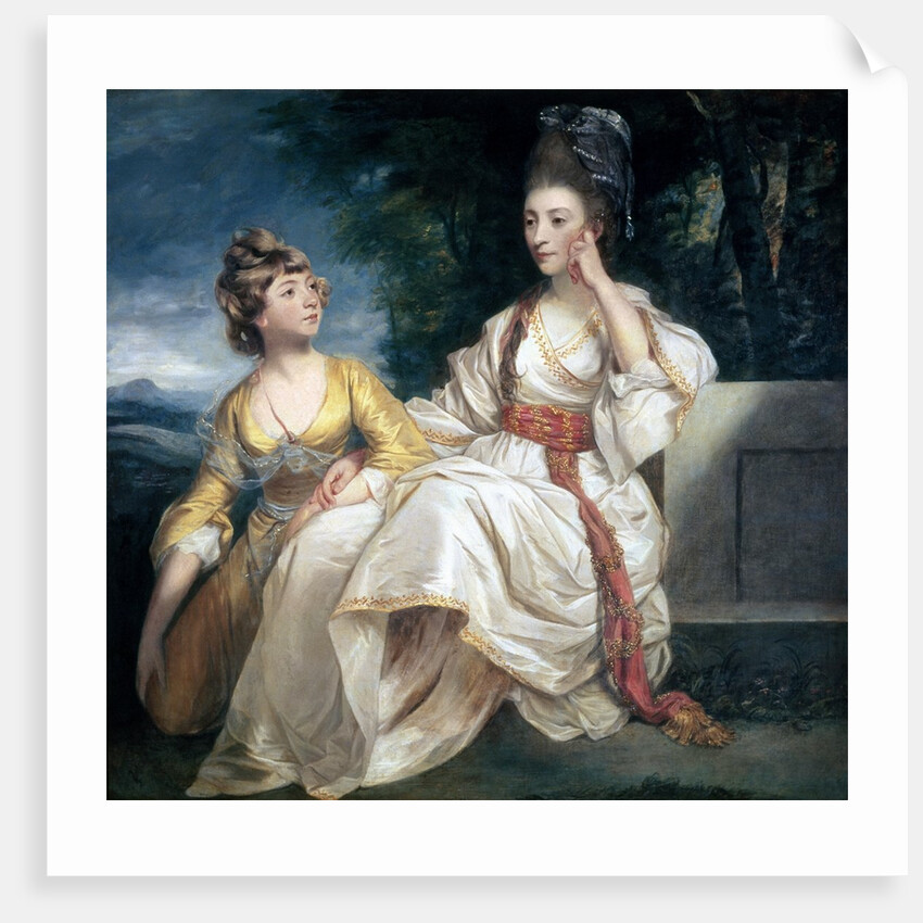Mrs Thrale and her Daughter Hester 1777-78 by Joshua Reynolds