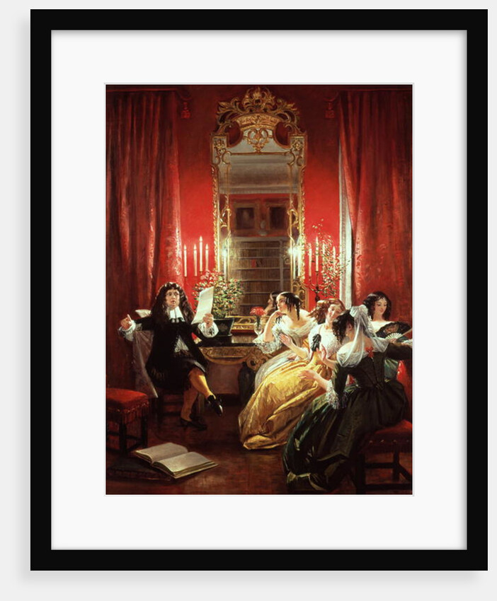 Trissotin Reading his Sonnet by Charles Robert Leslie