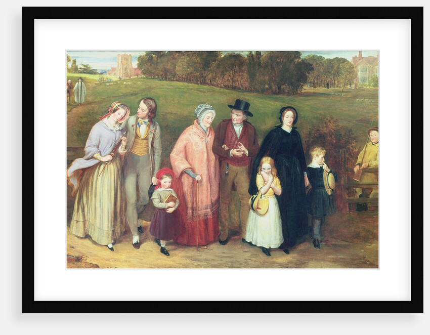 Sunday Morning - The Walk from Church, 1846 by Richard Redgrave