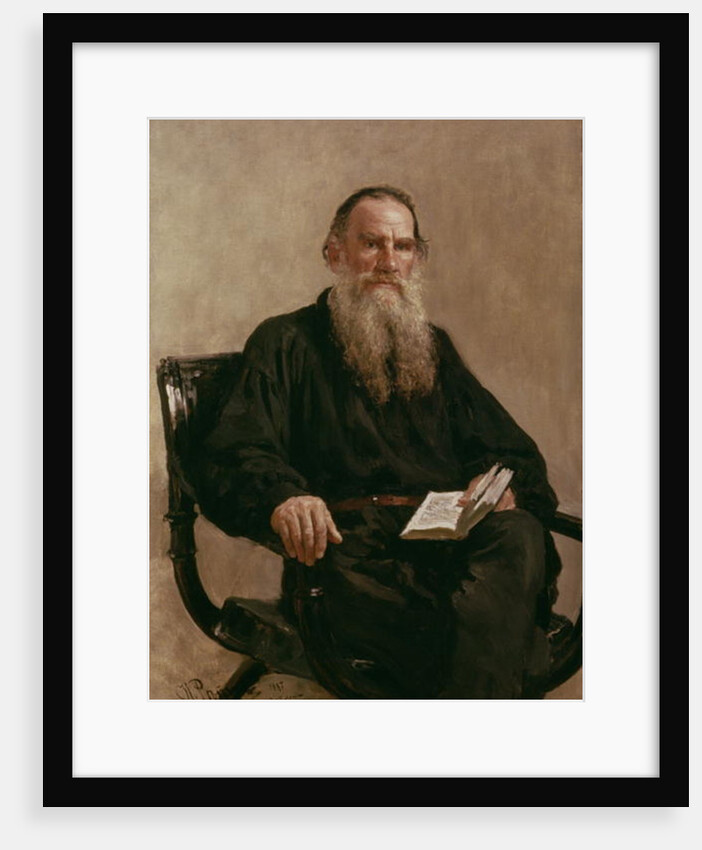 Lev Tolstoy 1887 by Ilya Efimovich Repin