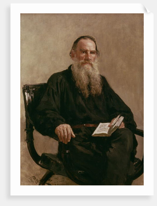 Lev Tolstoy 1887 by Ilya Efimovich Repin