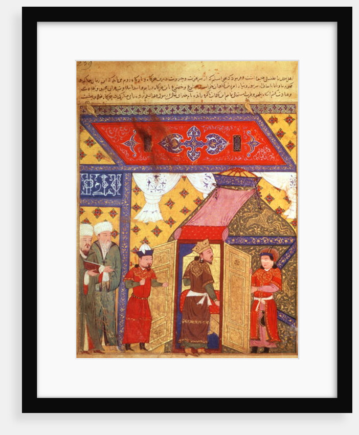 Ms. Supp. Pers. 1113 fol.239 Pavilion tents erected by Ghazan Khan in 1302 by Persian School