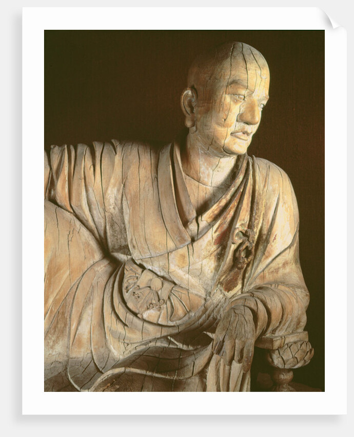 Figure of a lohan, Yuan dynasty by School Chinese