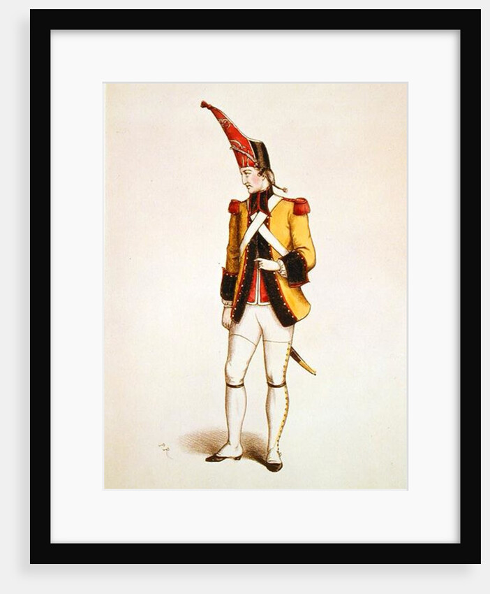The Actor Dupuis as Fritz in Offenbach's Operetta 'La Grande Duchesse de Gerolstein' by French School