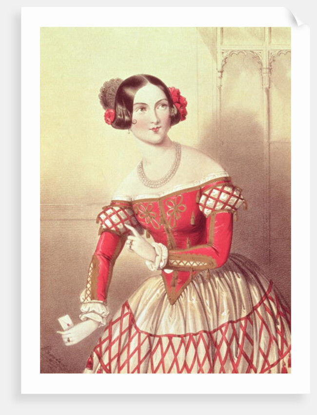 Madame Sontag as Rosina in 'The Barber of Seville' by John Brandard