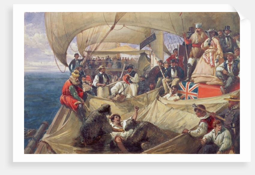 Neptune on Board the 'Newcastle' Crossing the Line, 1859 by William 'Crimea' Simpson