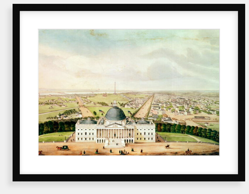 View of Washington by American School
