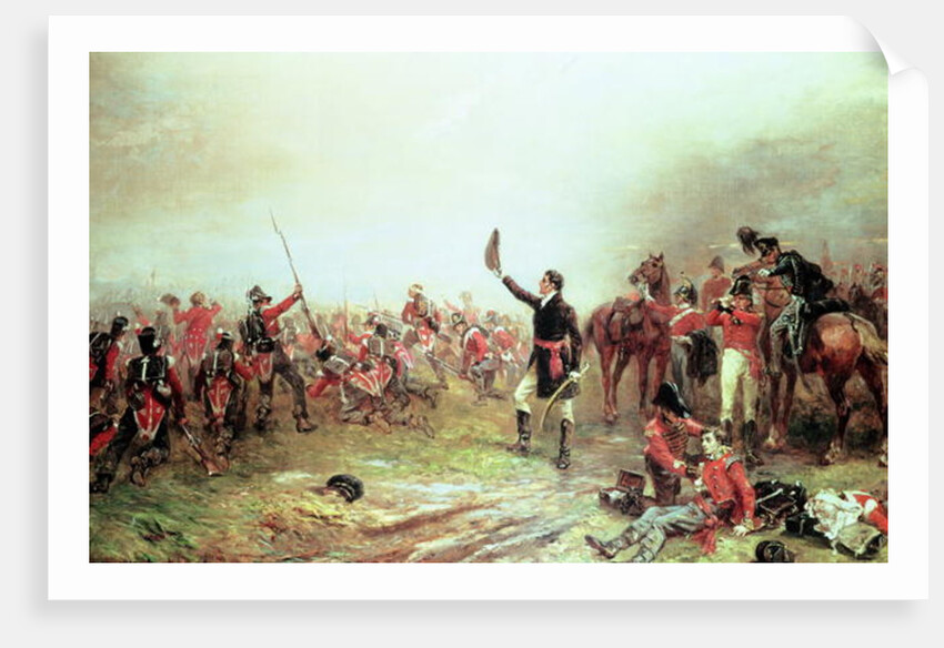 The Battle of Waterloo, 18th June 1815 by Robert Alexander Hillingford