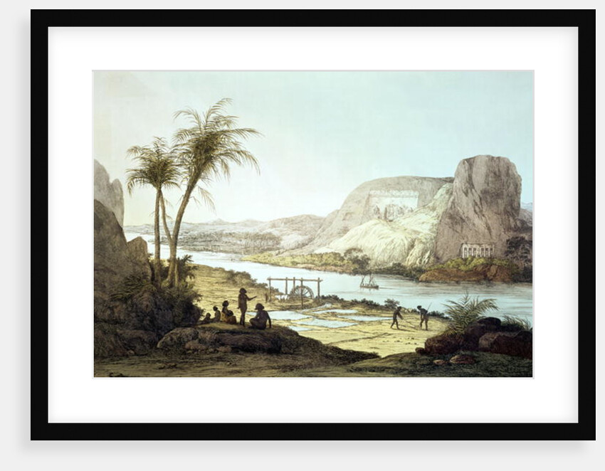 View of the Temples at Abu Simbel, Nubia by Giovanni Battista Belzoni