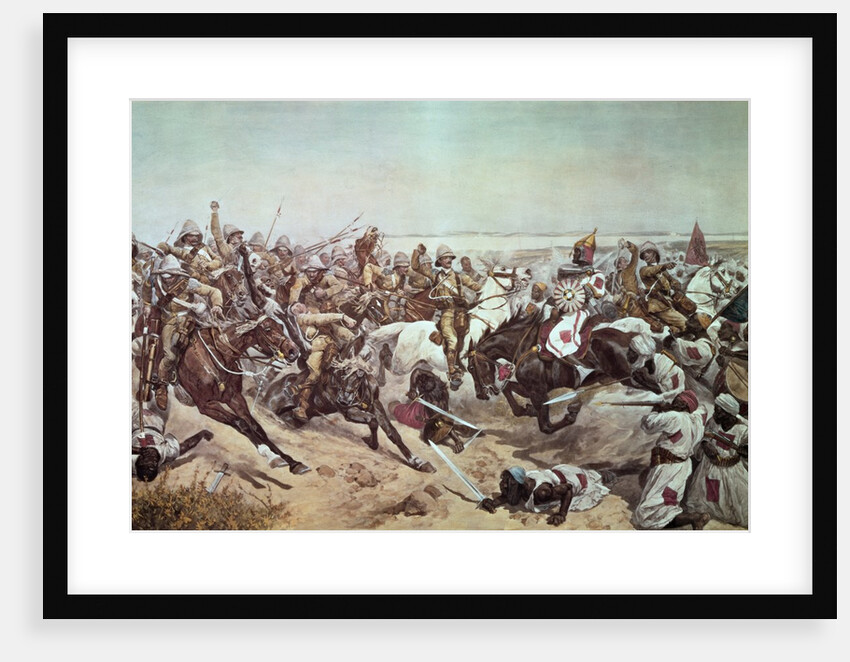 Charge of the 21st Lancers at Omdurman, 2nd September 1898 by Richard Caton II Woodville