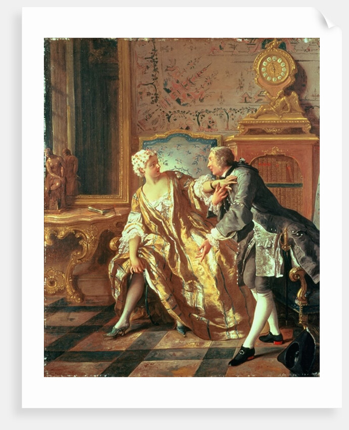 The Garter by Jean Francois de Troy