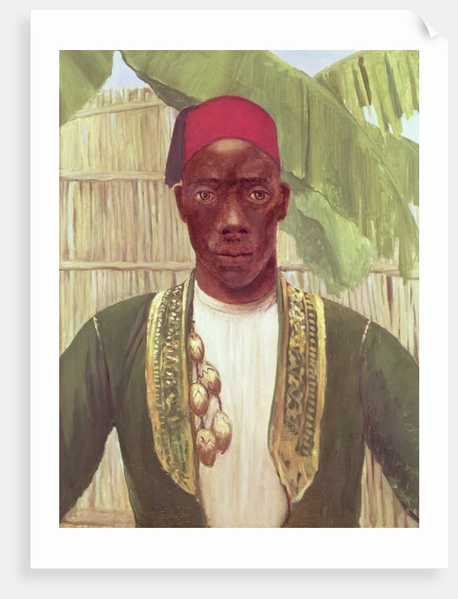 King Mutesa of Buganda, from a photo by Dorothy nee Tennant Stanley
