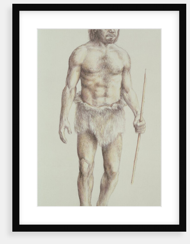 Neanderthal Man by English School