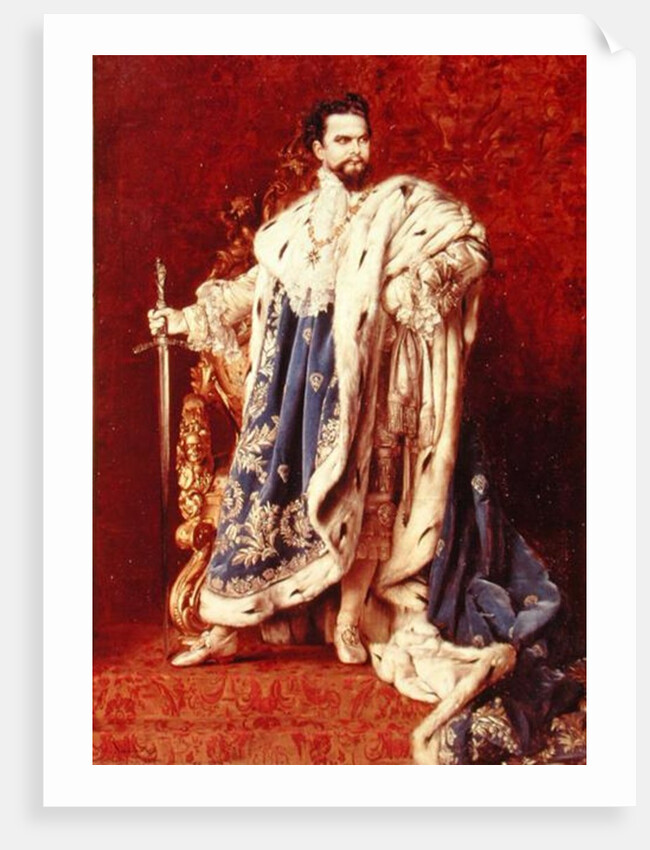 Ludwig II 1887 by Gabriel Schachinger