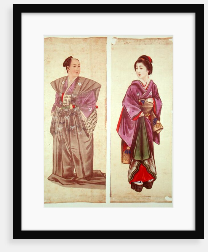 Two Japanese Figures by Japanese School
