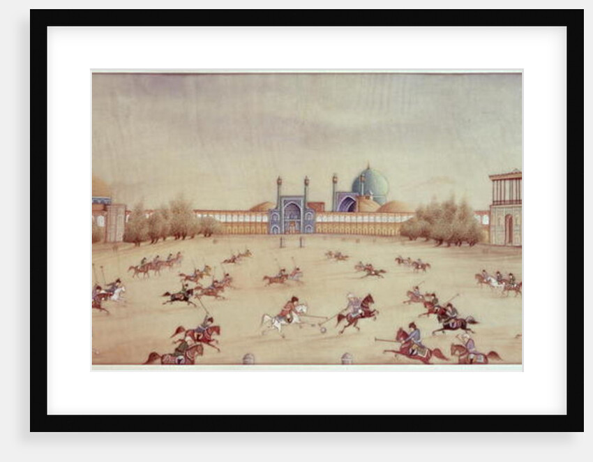 Polo at Isfahan by Persian School