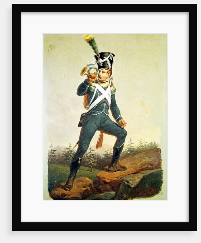 Light Infantry Ensign, 1811 by English School