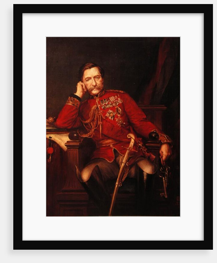 Portrait of Robert, Lord Napier of Magdala by Lowes Cato Dickinson