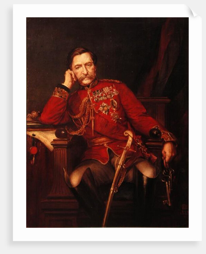 Portrait of Robert, Lord Napier of Magdala by Lowes Cato Dickinson