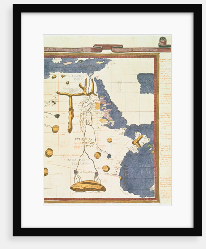 Map showing Egypt to Ethiopia by Jacopo D'Angiolo