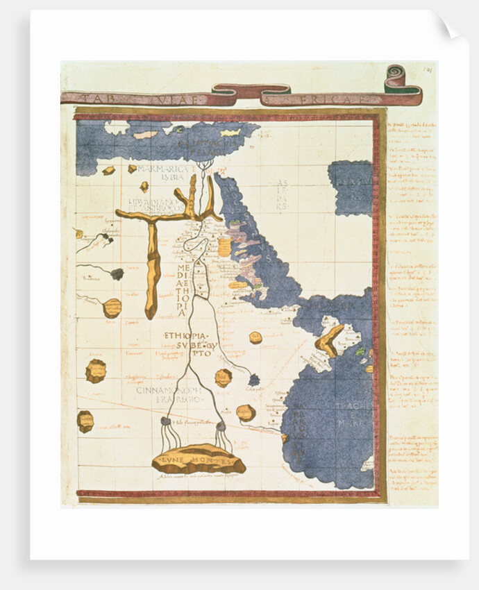 Map showing Egypt to Ethiopia by Jacopo D'Angiolo