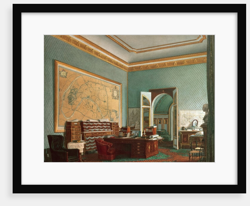 Napoleon III's Study at the Tuileries, 1862 by Fortune de Fournier