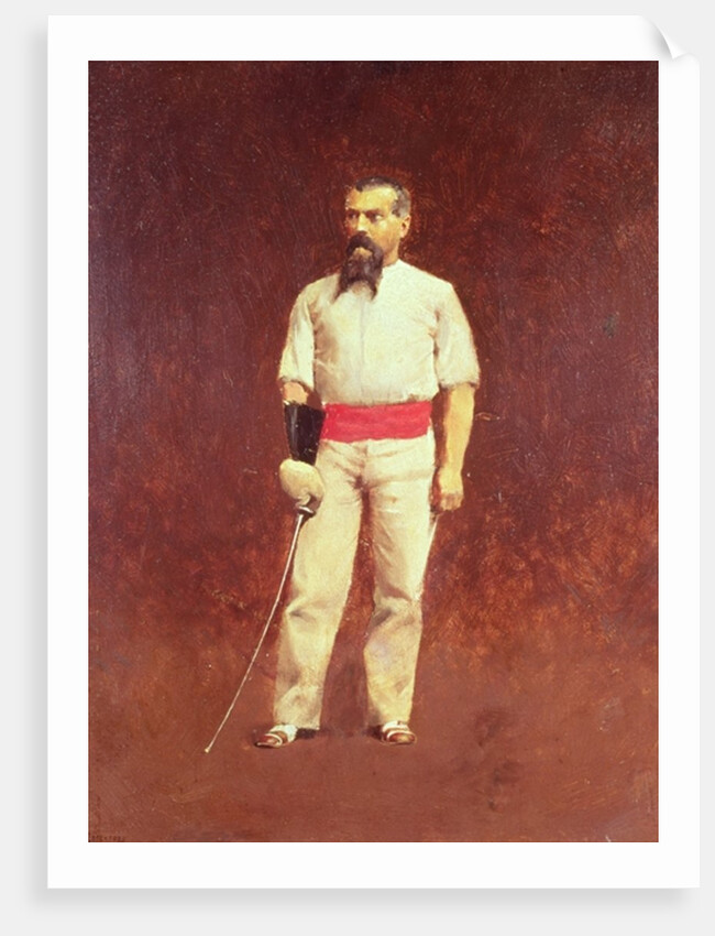 Richard Burton in Fencing Dress, 1889 by Albert Letchford