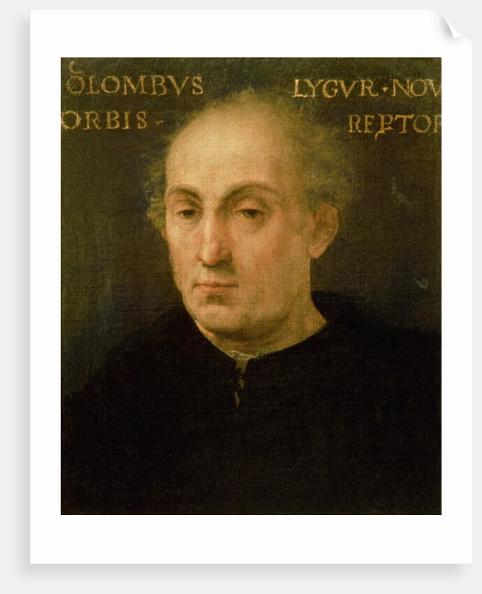 Portrait of Christopher Columbus by Spanish School