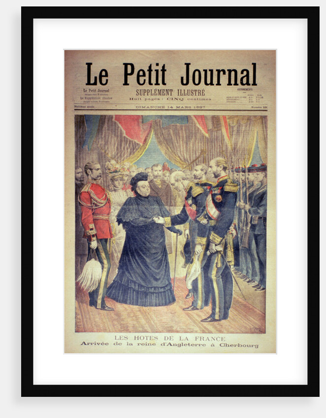 The French Hosts: the Arrival of the Queen of England at Cherbourg by Henri Meyer