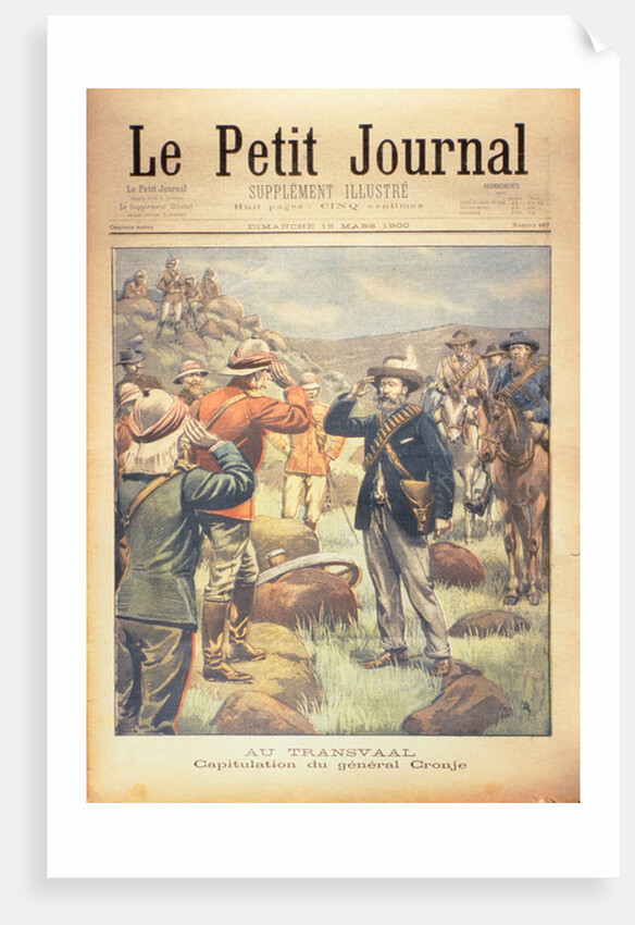 In the Transvaal: the Capitulation of General Cronje by French School