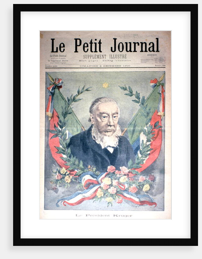 President Kruger, front cover of 'Le Petit Journal', 2 December 1900 by Oswaldo Tofani