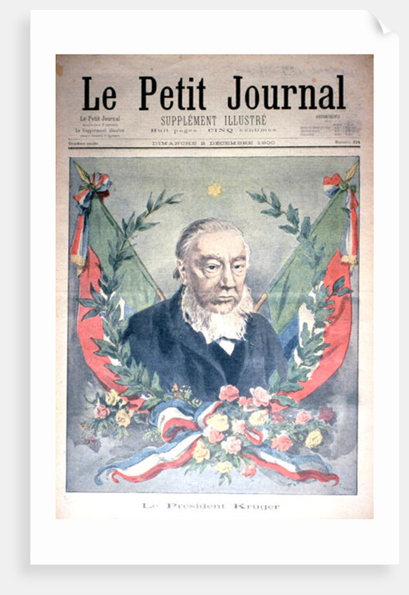 President Kruger, front cover of 'Le Petit Journal', 2 December 1900 by Oswaldo Tofani