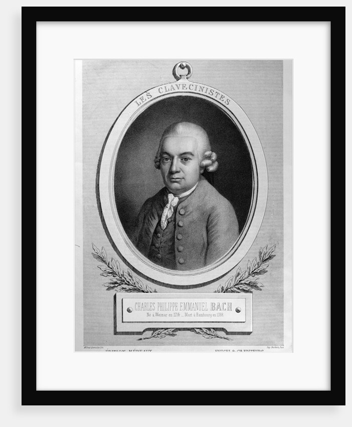 Portrait of Karl Philipp Emmanuel Bach by French School